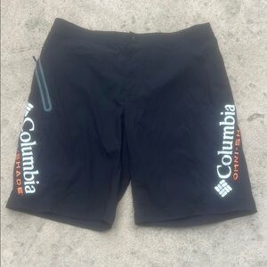 Columbia Men's Omni-Shield Highroad Black Nylon Hiking Shorts Size XL